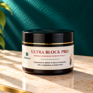 Mineral sunscreen - Ultra Block Pro Mineral Sunscreen SPF 75 PA++++ by Forresso